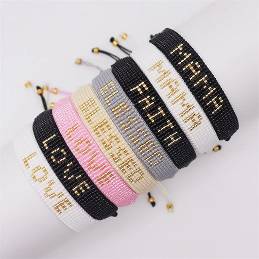 Pulsera Personalizada de Nombre o Palabra en Miyuki