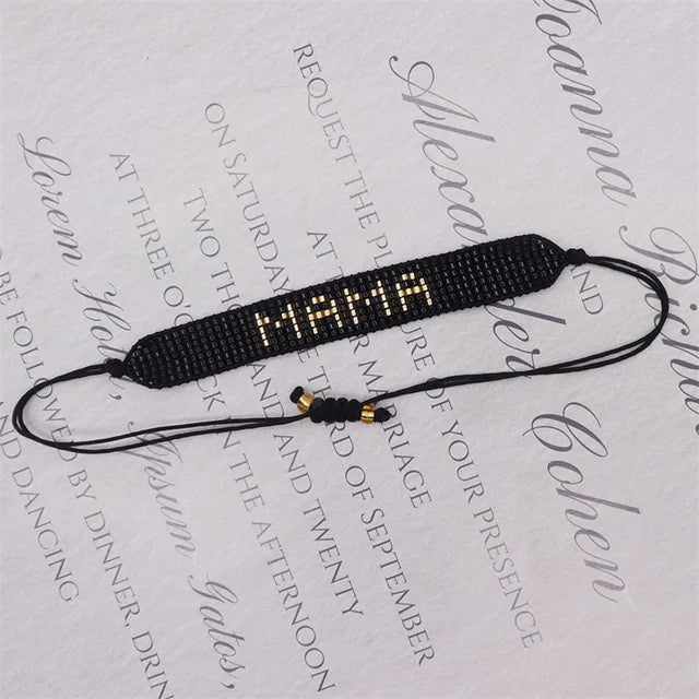 Pulsera Personalizada de Nombre o Palabra en Miyuki