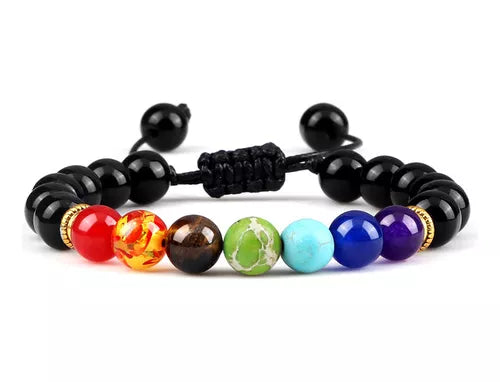 Pulsera 7 Chakras Trenzada