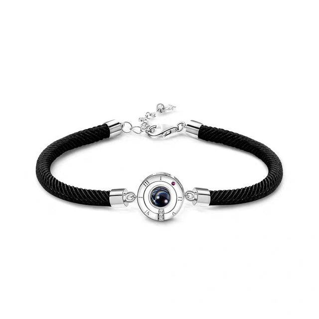 Pulsera para Parejas x2 Con Proyección Te Amo en Varios Idiomas