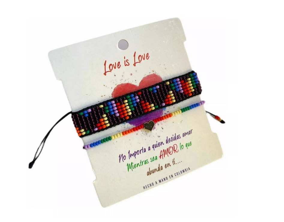 Manilla/pulsera Lgtbi De Amor