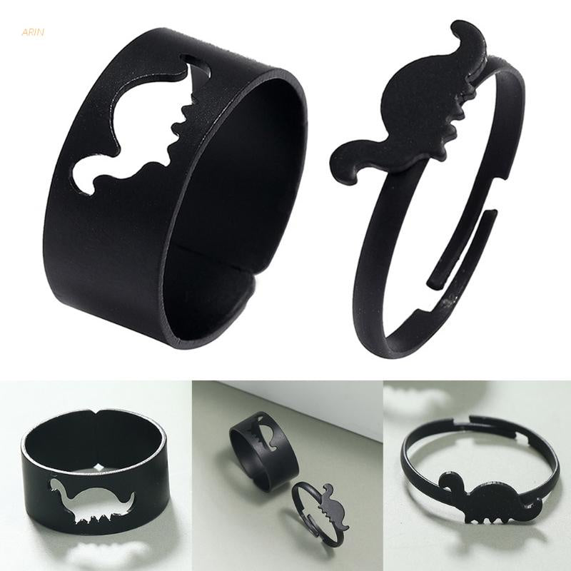 Anillos Para Parejas X2 De Dinosaurio Aleación No Se Oxida