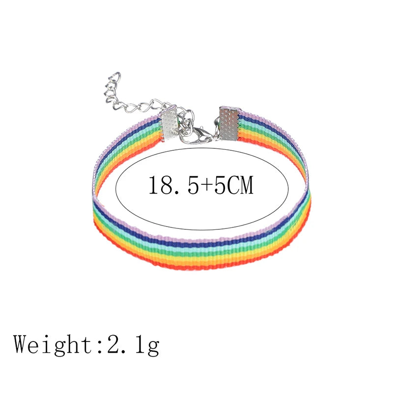 Pulseras Brazaletes De Arcoíris Lgtbi