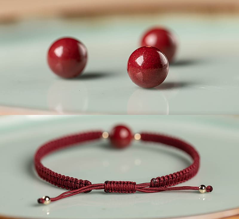 pulsera_bola_china vinotinto