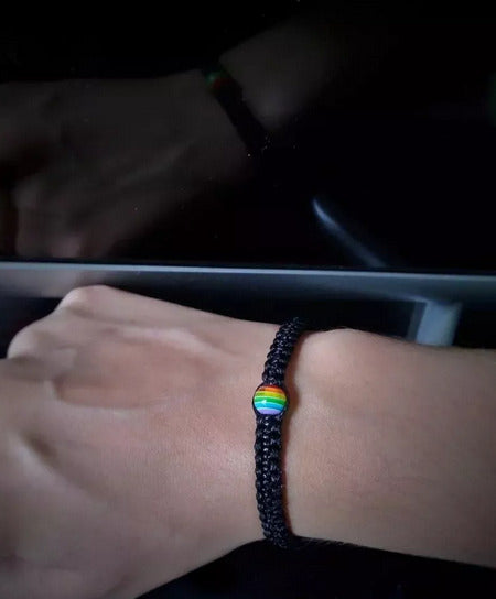 pulsera tejida lgbt