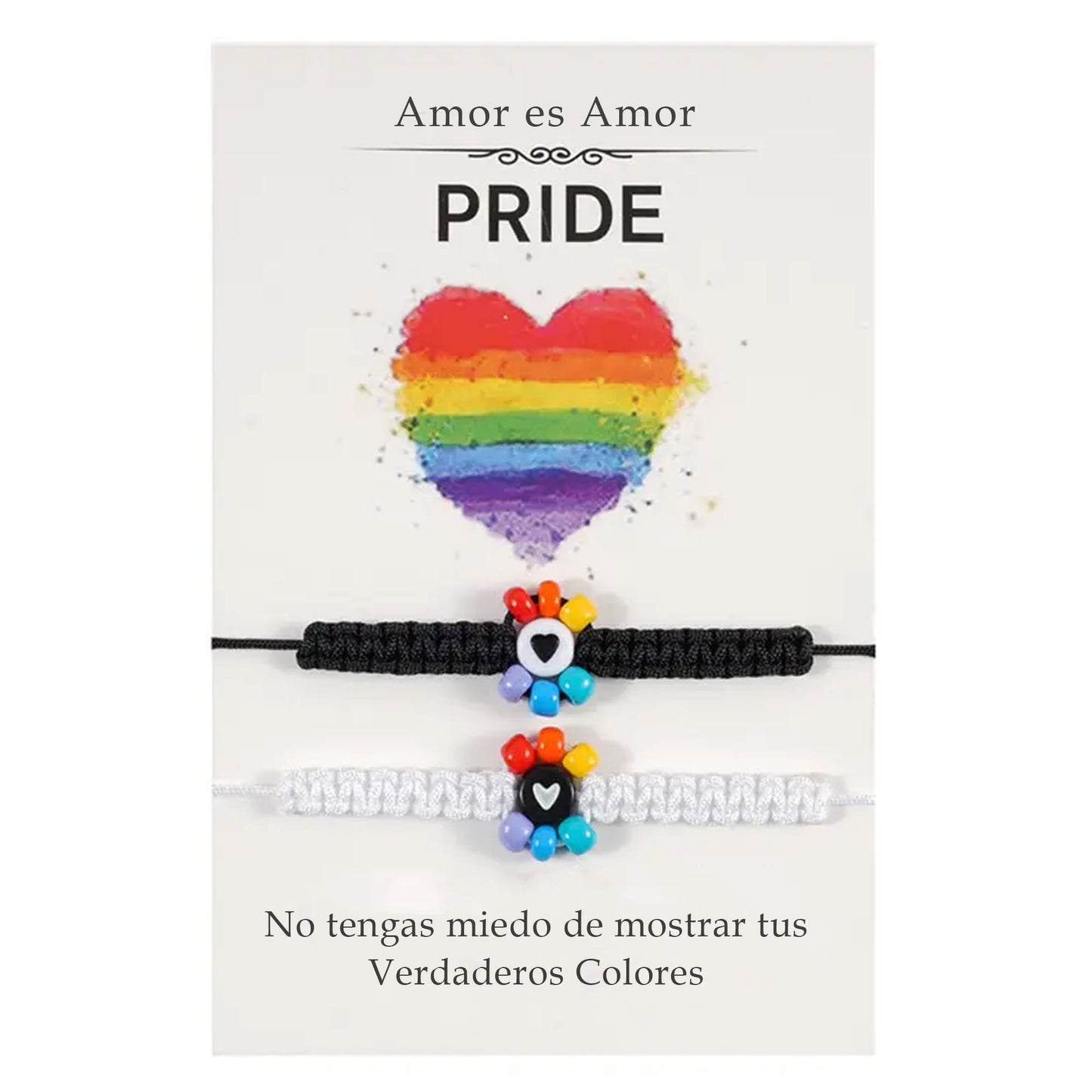 Pulsera LGTBIQ+ con Semilla Miyuki Multicolor x2