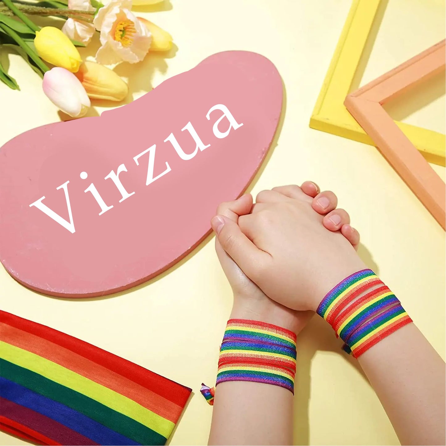 Pulseras Prime Lgtbi-lgtbiq+ Tela Estirable x2 Unidades